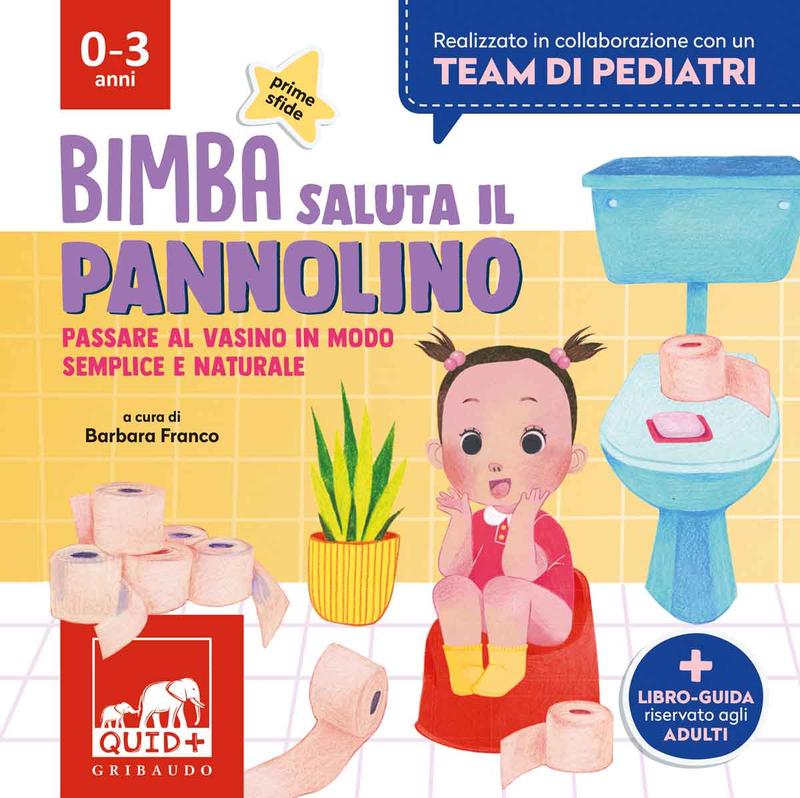 Bimba saluta il pannolino